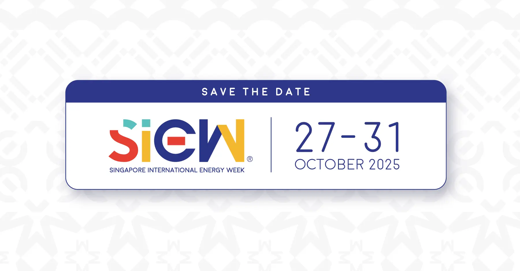 SIEW 2025 - Save the Date